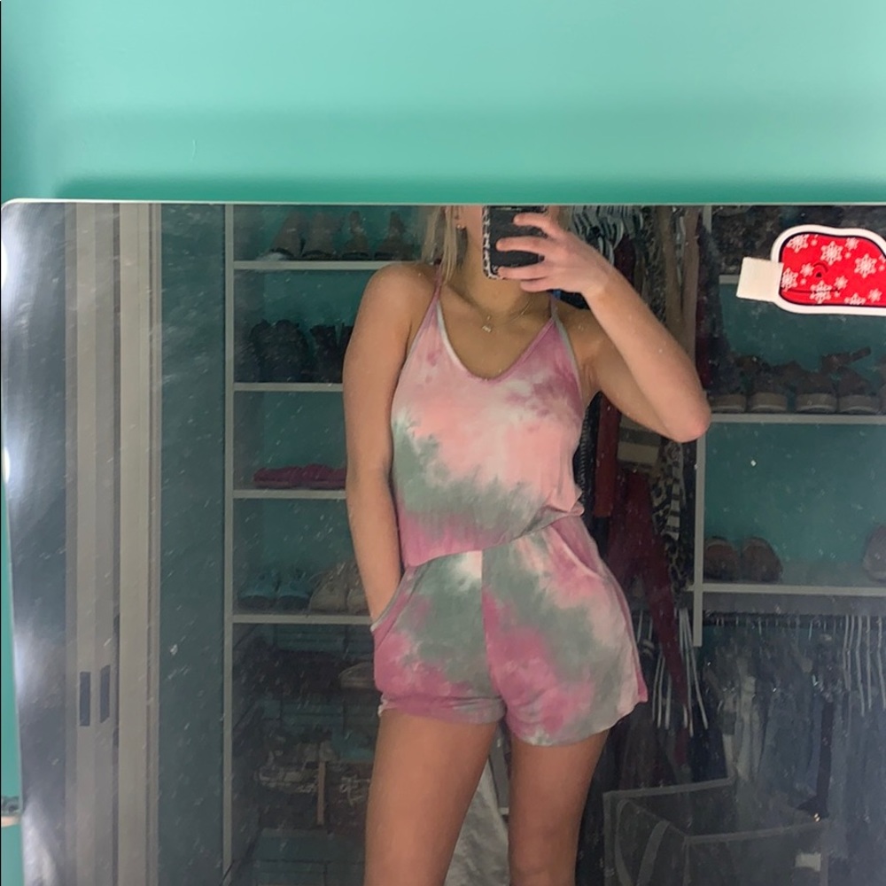 tie dye romper